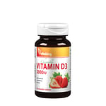 Vitaking - Vitamin D3 2000 IU Chewable Variationer Strawberry - 90 Chewables