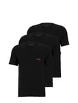 T-Shirt Rn Triplet P Designers T-shirts Short-sleeved Black HUGO