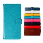 BeyondTop Case for Sony Xperia 10 II PU Leather Wallet Flip has Kickstand function and Card Slots with Magnetic Buckle Phone Cover for Sony Xperia 10 II-Blue