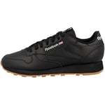 Reebok Femme Classic Leather Sneaker, WHITE/GREY6/MOON, 40 EU
