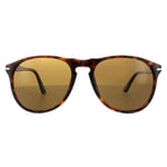 Round Havana Crystal Brown Polarized Sunglasses