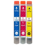 3 C/M/Y Ink Cartridges XL for Epson Expression Premium XP-630, XP-645, XP-900