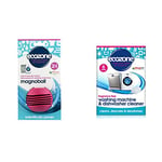 EcoZone Magnoball Anti-Limescale Device for Dishwashers & Washing Machines & Washing Machine and Dishwasher Cleaner Tablets, Blue, Pack of 6