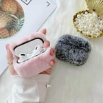 Fluffig Kanin skal till Apple Airpods 1/2 - Rosa - TheMobileStore Airpods