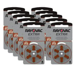 Rayovac Extra Advanced ACT 312 brun 10-pack