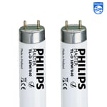 Philips T8 Fluorescent Tube 2 Pack 5ft F58w 4000K Colour 840 Cool White Light