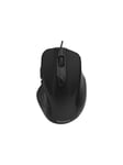 Deltaco OFFICE Wired Silent Office Mouse - Mouse - Optic - 6 knappar - Svart