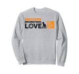 Dog Cat Lover I Smell Unconditional Love And The Litter Box Sweatshirt