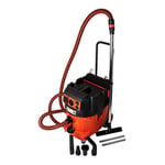 FEIN Dustex 35 MX AC 92032060000 Wet Vacuum Cleaner/Dry Vacuum Cleaner with Integrated Socket, 7.5 m Power Cable, 4 m Suction Hose and 35 Litre Container | 1380 W, 254 mbar