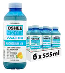 Oshee Vitamin Water with Lemon & Orange Flavour 555ml (Pack of 6) – Magnesium, Niacin, Pantothenic Acid, Vitamin B6, Folic Acid, Biotin, Vitamin B12 – Multipack