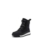 Sorel KIDS WHITNEY II SHORT LACE WATERPROOF Unisex Kids Casual Winter Boots, Black (Black) - Youth, 13 UK