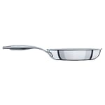 Circulon SteelShield Stainless Steel Frying Pan 22cm - Induction Frying Pan with Hybrid Non Stick, Metal Utensil Safe, Oven & Dishwasher Safe Cookware