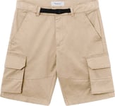Knowledge Cotton Apparel Men's Cargo Stretched Twill Shorts  Light Feather Gray 34, Light Feather Gray