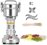 ETE ETMATE 500g Electric Cereal Grain Grinder Machine 220V 28000RPM 3 Blades Stainless Steel Powder Machine High Speed Superfine Electric Mill for Spice Herb Coffee