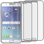 ebestStar - compatible with Samsung Galaxy J5 Screen Protector SM-J500F (2015) Premium Tempered Glass, x3 Pack anti-Shatter Shatterproof, 9H 3D Bubble Free [Phone: 142.1 x 71.8 x 7.9mm, 5.0'']