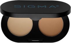 Sigma Beauty Color + Shape Brow Powder Duo - Eye Brow Palette for Natural, Defin