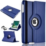 PU Leather Rotate Stand Case Cover For Apple iPad 10.2 2019/2020 8th/7th Gen A2428 A2429 (Blue)