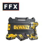 Dewalt DCF887P2-GB 18V 2x5Ah 1/4in Brushless Impact Driver Kit With Batteries