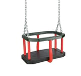 Heavy Duty Rubber Baby Swing Seat commercial  chains climbing frames Playground
