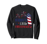 Daddy's Little Firecracker 4Th of July Independence day Sweatshirt