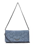 Rock Xl Mat Scale Glitter Deni Bags Small Shoulder Bags-crossbody Bags Blue Zadig & Voltaire
