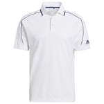 adidas Men's Polo Shirt (Size S) Golf No Show White Top - New