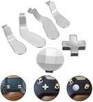 6pcs Silver Metal Buttons Mod Kit De Remplacement Pour Xbox One Elite Controller