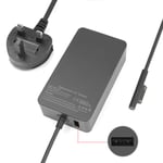 65W 15V 4A Surface pro 7 Charger Power Supply for Microsoft Surface pro 7, surface Laptop 3, surface pro x tablet, surface pro 7 6 5 4 3 tablet