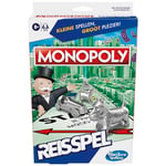 Monopoly édition Voyage, Jeu Portable pour 2 à 4 Joueurs, Jeu de Voyage pour Enfants à partir de 8 Ans (Version néerlandaise)
