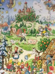 Sagorna - Små Adventskalendrar som julkort med kuvert  - Välj vilket motiv du vill ha (Fraktfritt): Julmiddag