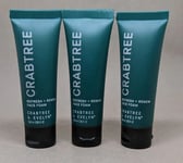 Crabtree & Evelyn REFRESH + RENEW FACE FOAM (3 x 15ml Size) 45ml Total Brand New