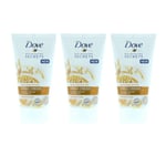 3x Dove Nourishing Secrets Indulging Ritual Hand Cream Oat Milk Dry Skin 75ml