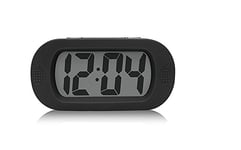 1 Pieces LED Digital Alarm Clock with Large Digital Display Portable Silicone LED Electric Alarm Clock Non-slip Shock-proof Alarm Clock Great for Bedroom