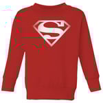Superman Spot Logo Kids' Sweatshirt - Red - 3-4 Years