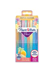 Papermate Paper Mate Flair filtspetspennor | Mediumspets (0,7 mm) | Utvalda Tropical Vacation-färger | Förpackning med 16 stycken