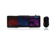 CIT Avenger 3 Colour LED Iluminated (Red,Blue,Purple) Gaming Keyboard and Mouse