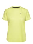 Metarun Pattern Ss Top Sport T-shirts & Tops Short-sleeved Yellow Asics