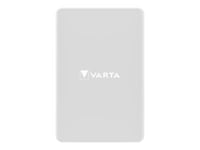 Varta Portable Power - Trådlös Powerbank - Mag Pro - Li-Pol - 5000 Mah - 18.5 Wh - 12 Watt - 2.4 A - Pd (24 Pin Usb-C)
