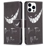 iPhone 15 Pro cover med print - Don`t Touch My Phone, Smile