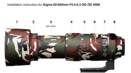 EASYCOVER Couvre Objectif pour Sigma 60-600mm DG OS HSM S Ve