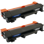 2x TN2420 Black Toner Cartridges Compatible With Brother DCP-L2550DN Printer