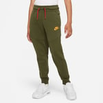 Nike Sweatpants NSW Tech Fleece - Grön/Röd Gul Barn kids