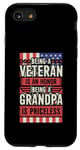 Coque pour iPhone SE (2020) / 7 / 8 Être un vétéran est un honneur Être un grand-père n'a pas de prix