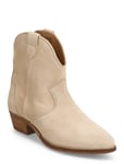 Clarice Shoes Boots Ankle Boots Ankle Boots With Heel Beige Pavement