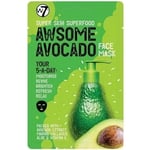 W7 Super Skin Superfood Awesome Avocado Revive & Moisturising Face Mask *NEW*