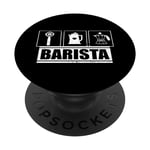 Barista, Coffee Maker Equipment Tools Caffeine PopSockets Swappable PopGrip