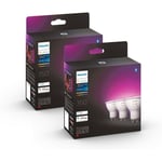 Philips Hue -älylamppu, White and color ambiance, GU10, 3-PACK x 2 -tuotepaketti