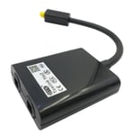 Tenlacum Toslink Digital Optical Fiber Optic Splitter 1 in 2 Out Audio Adapter Cable -Black