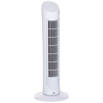 30'' Tower Fan Noise Reduction Wind Oscillating 3-Level Ultra Slim Indoor ABS