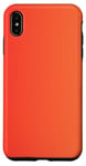 Coque pour iPhone XS Max Échantillon de couleur dégradé élégant orange de luxe pêche fraîche
